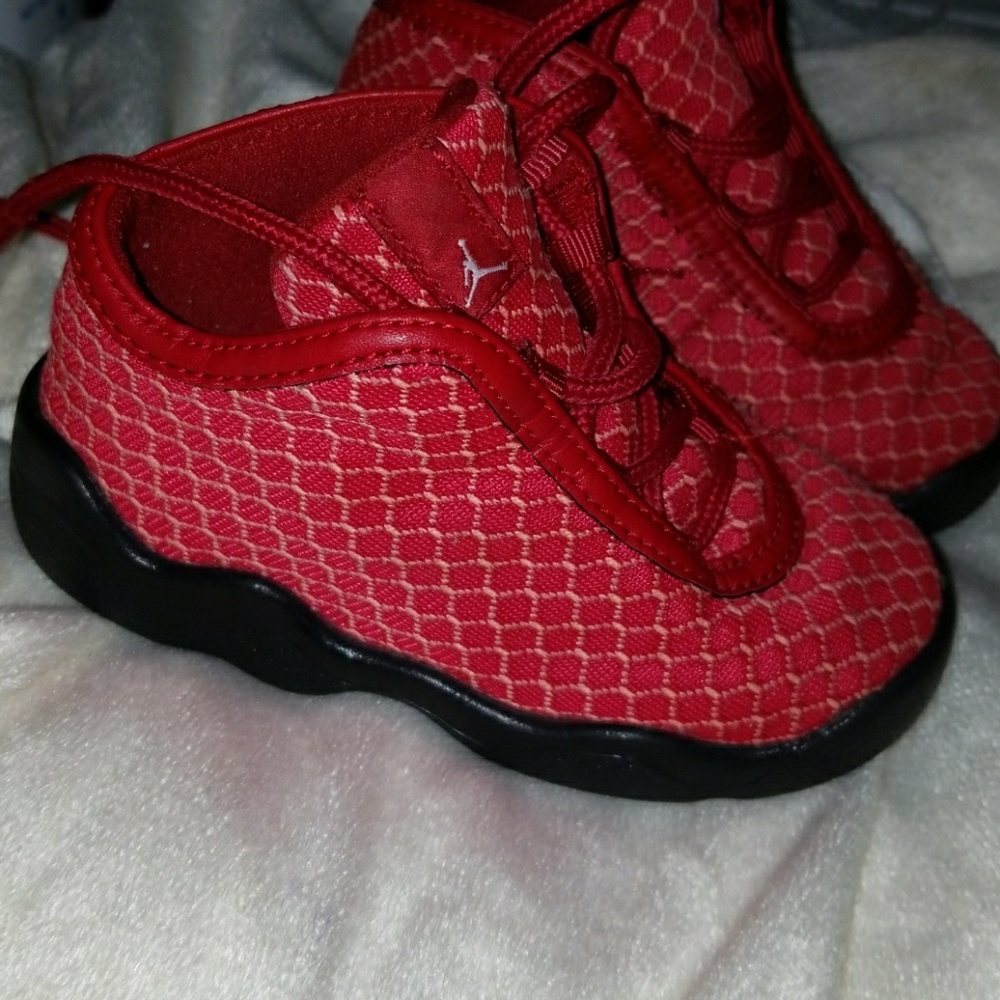 Kids red jordans